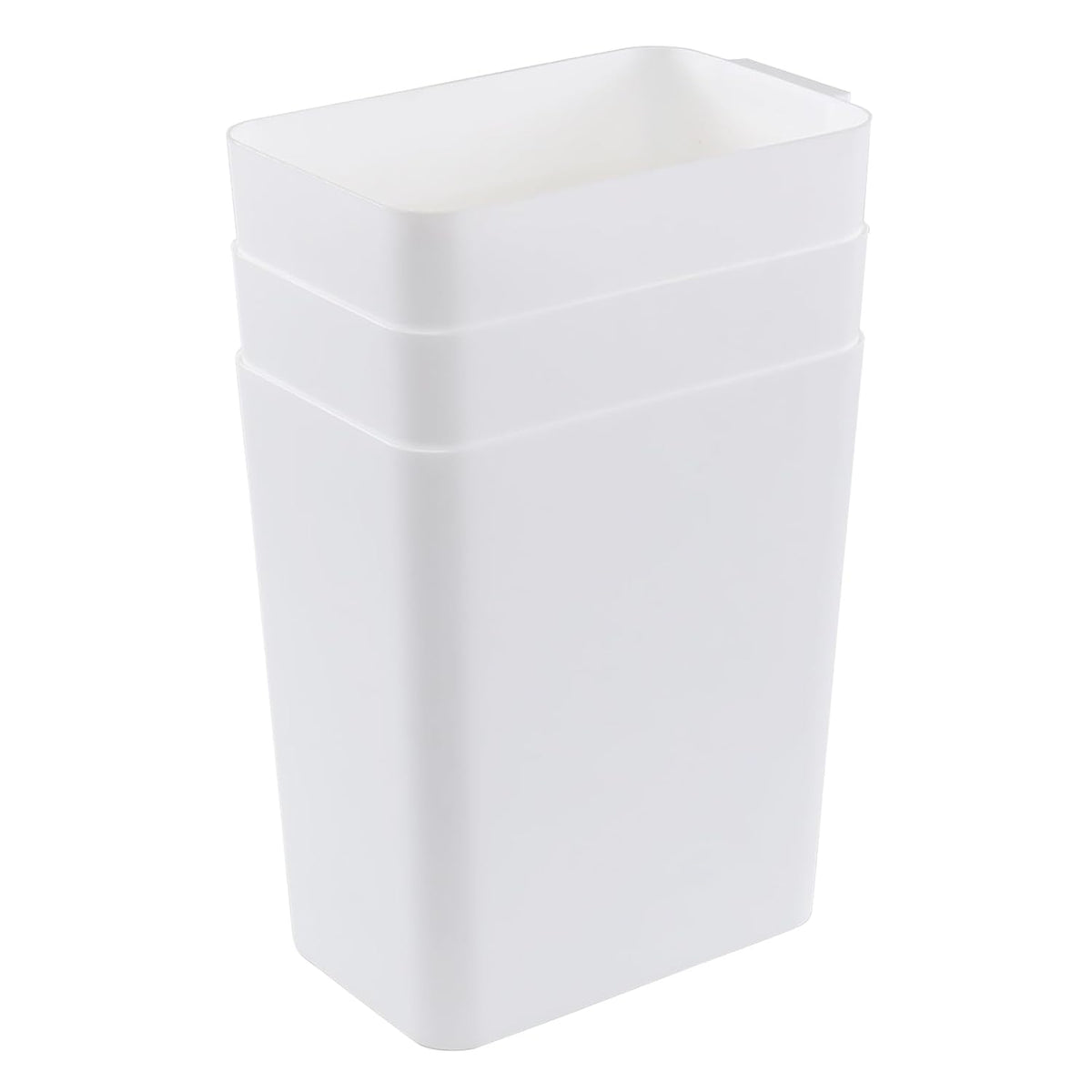 3-Pack 4.5 Gallon Trash Can, Waste Bin for Under Desk, Kitchen, Home, Office, White