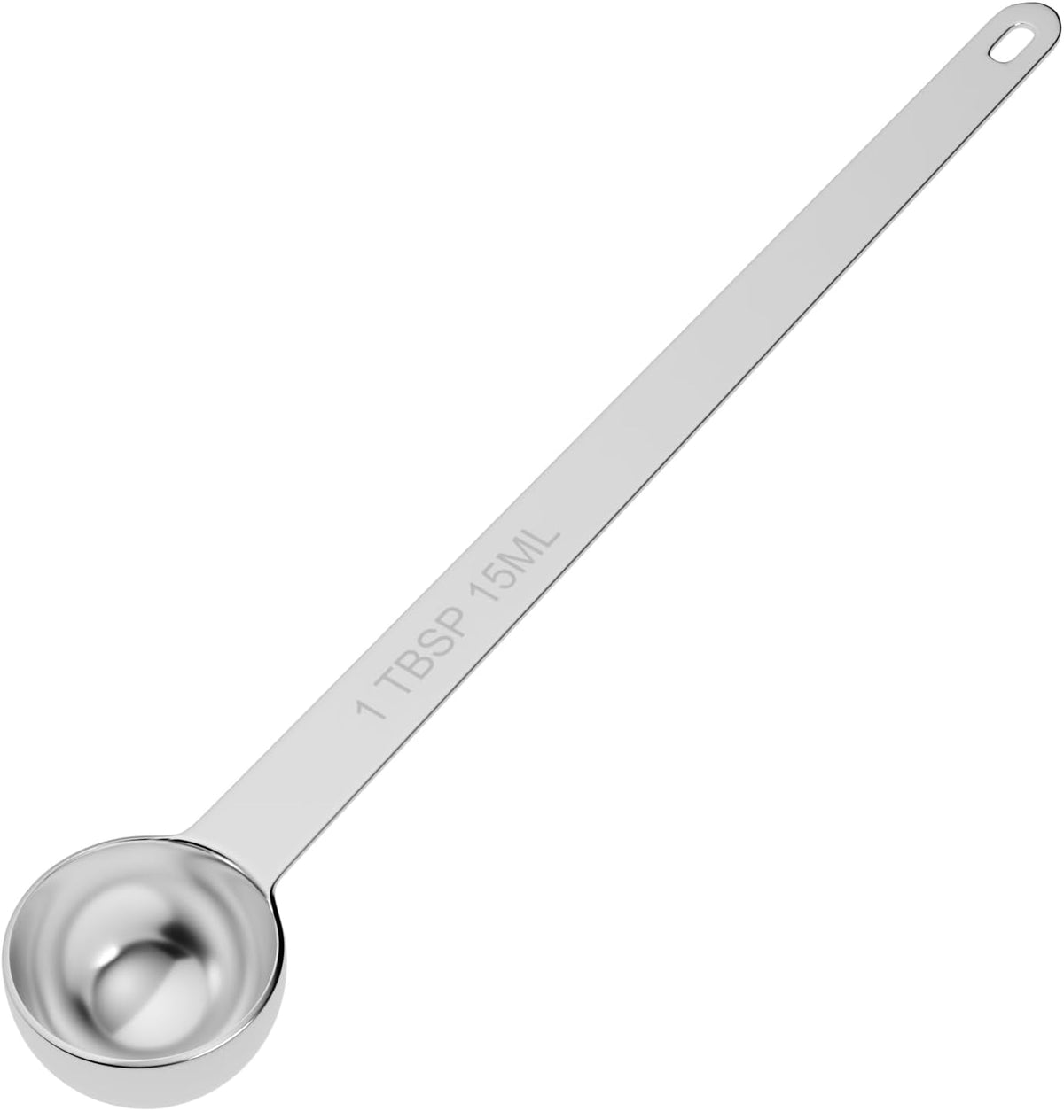 1PCS 1Tbsp(3tsp, 15ml) Extra Long Handle Measuring Spoon, Single Stainless Steel Individual Measure