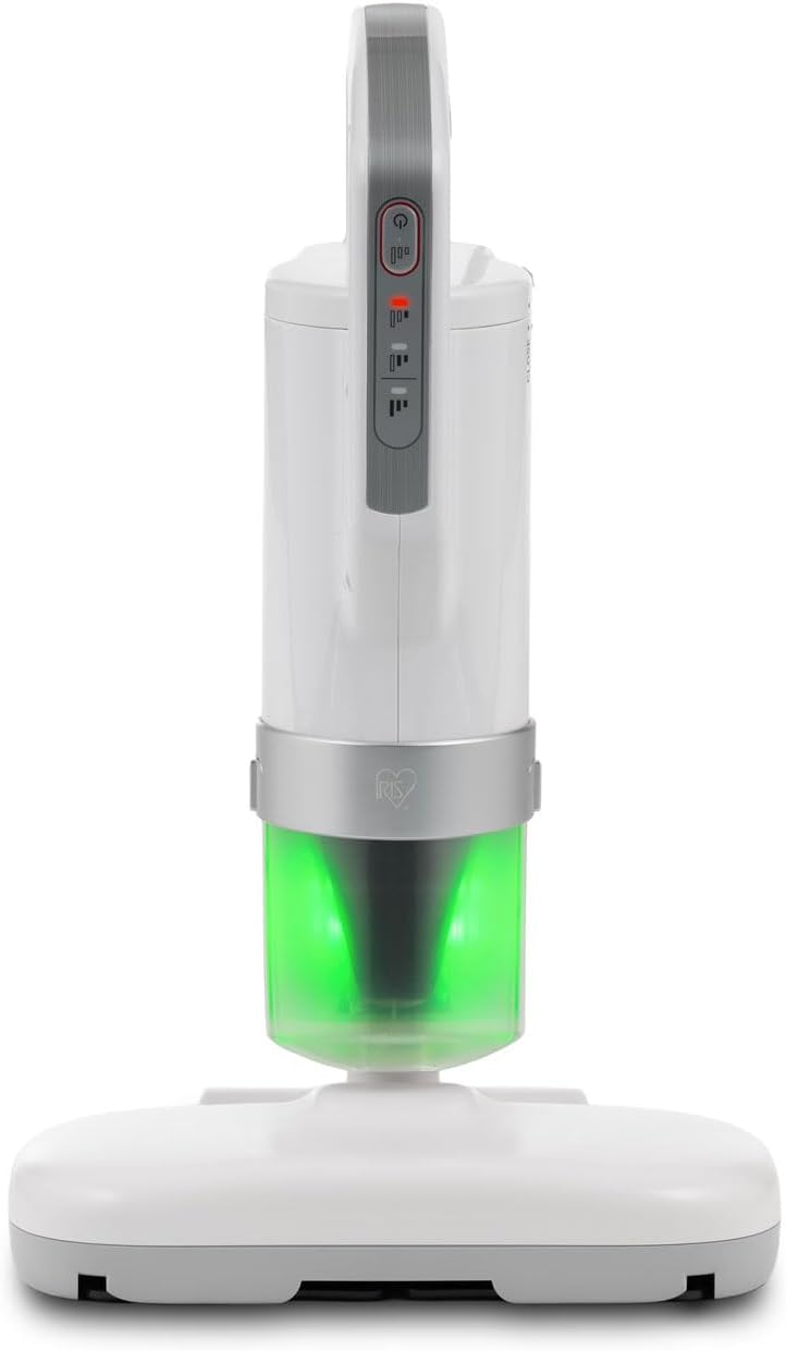 IRIS USA Handheld Corded Mattress Vacuum Cleaner, Dust Sensor, 120V, Pet Hair Remover, 6,500 BPM