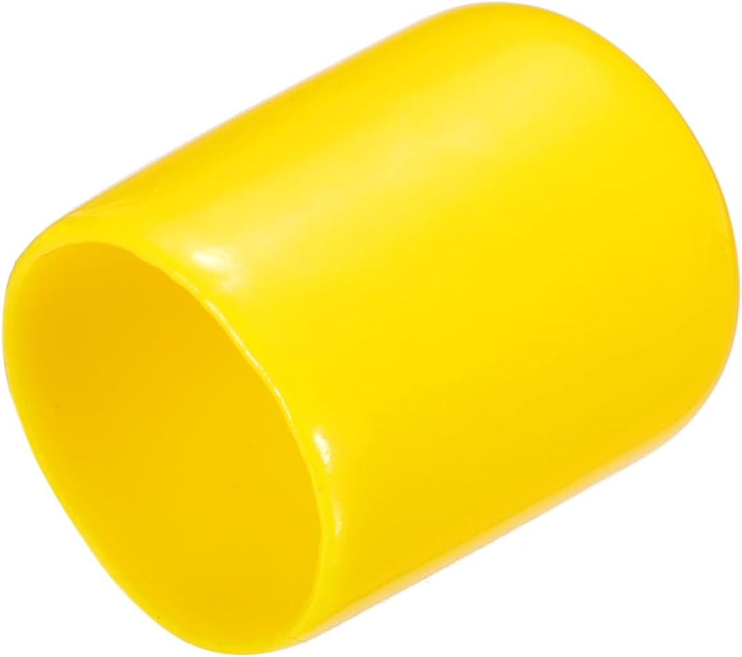 uxcell 20pcs Rubber End Caps 15mm ID Vinyl PVC Round Tube Bolt Cap Cover Screw Thread Protectors
