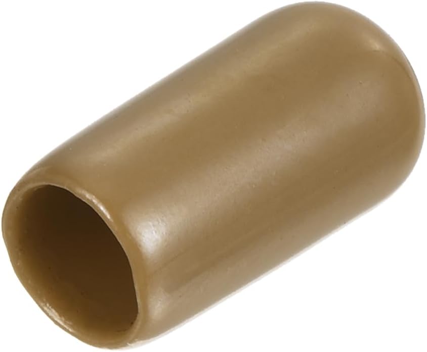 uxcell 20pcs Rubber End Caps 6.5mm(1/4") ID Vinyl PVC Round Tube Bolt Cap Cover Screw Thread
