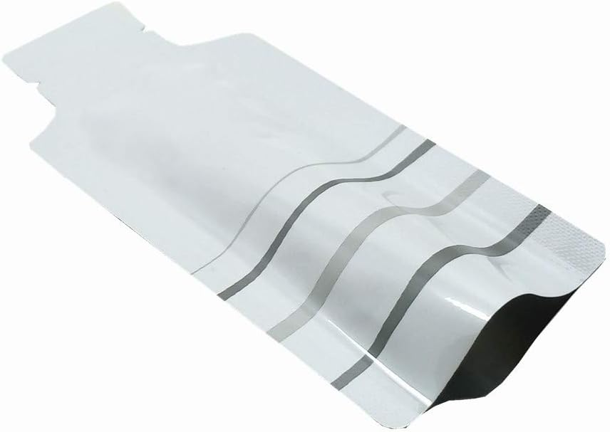 100 Pack 1.97x4.3 inch Heat Seal Sample Mylar Packets for Portable Travel Toiletries Empty