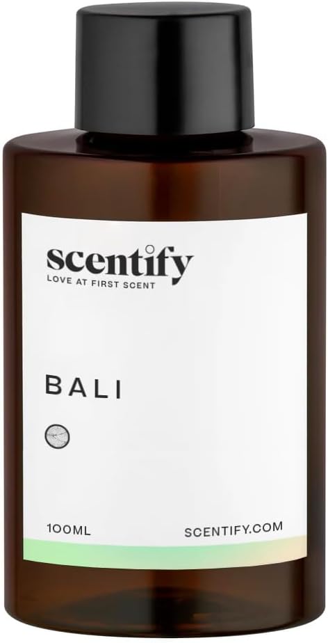 Scentify Bali Aroma Oil Refill Scent for Oil Diffusers - Lemon, Green, Amber, Musk, Woody Scents