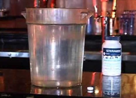 1 Bottle Steramine Sanitizer Tablets - Multi Purpose Steramine Sanitizing Tablets for Food Contact