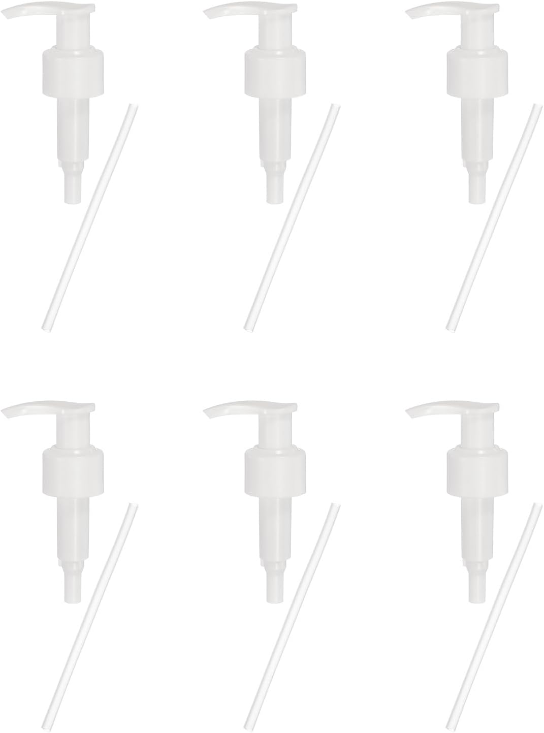 uxcell 6 Pcs Soap Dispenser Pump Heads Soap Dispensers Top Pumps Replacement Switch Pumphead for