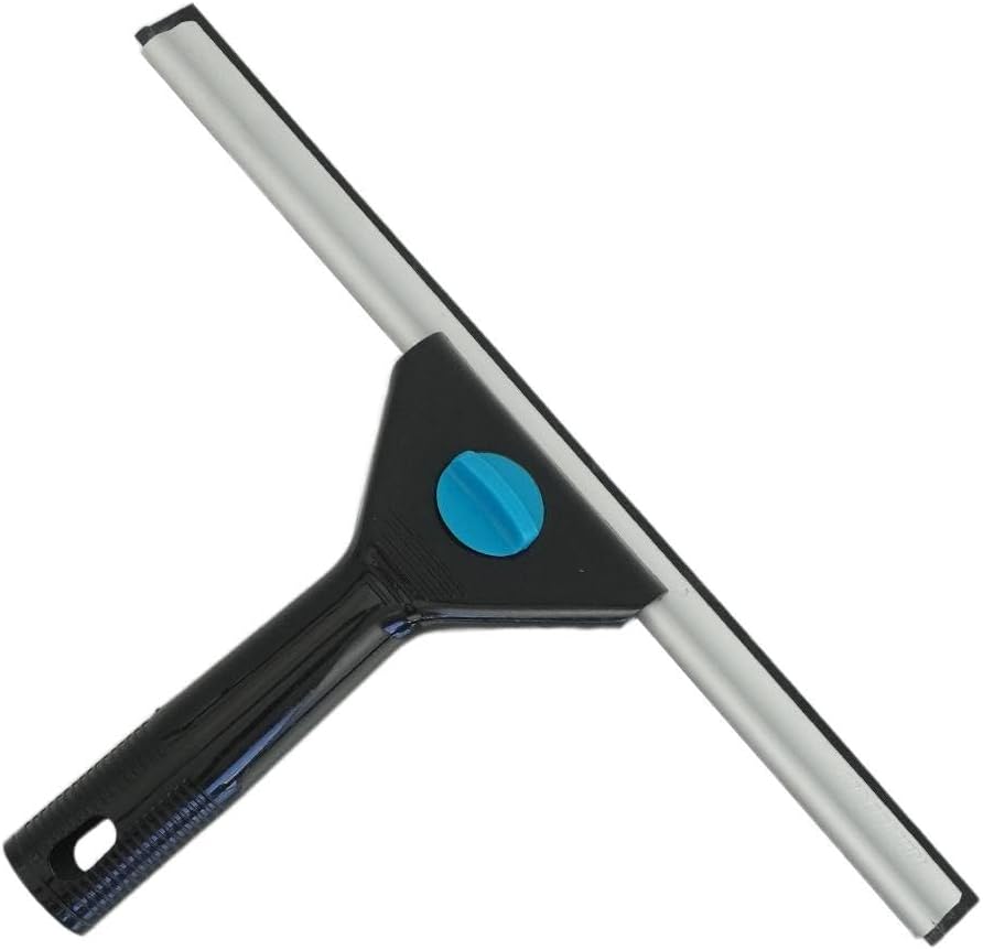 Moerman 12 Inch All Purpose Window Squeegee - Lightweight Durable Plastic Handle -Aluminum Channel