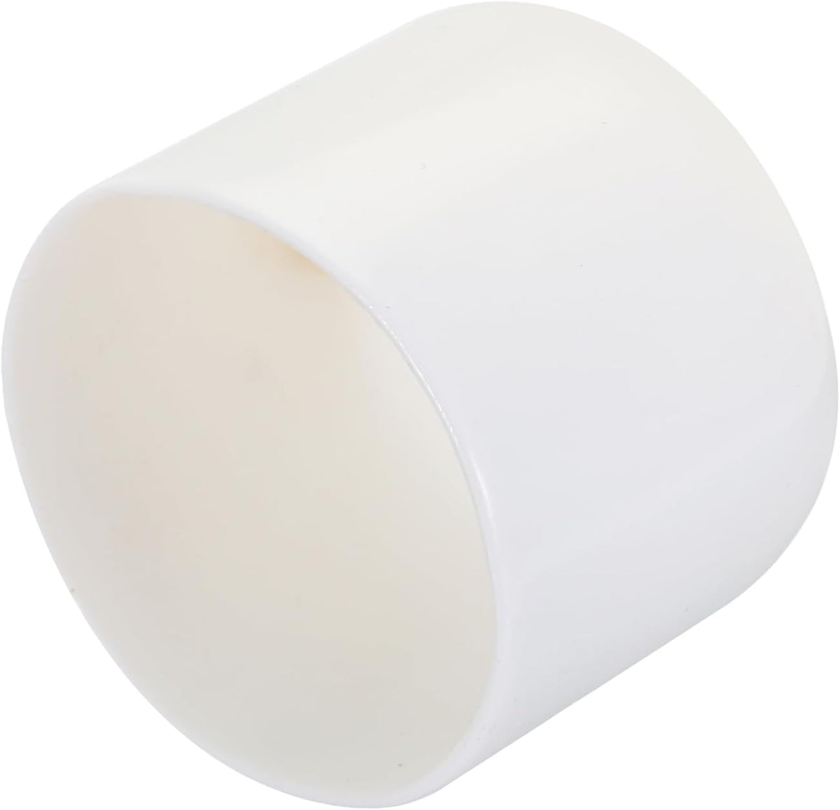 uxcell 20pcs Rubber End Caps 32mm ID Vinyl Round Tube Bolt Cap Cover Screw Thread Protectors White