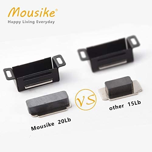 Mousike Cabinet Magnets Magnetic Door Catch Stainless Steel Door Magnet for Kitchen Bathroom