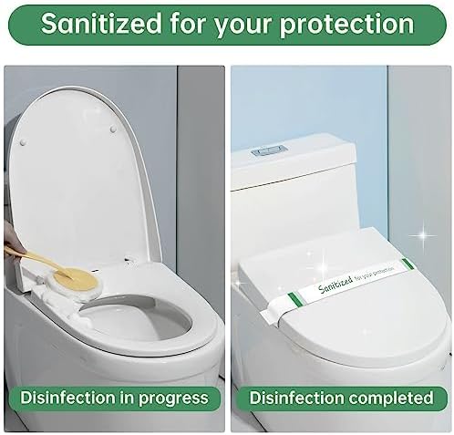 Germiwipe Printed Toilet Seat Bands,Toilet Strips,Hotel Essentials Paper Toilet Seat band for