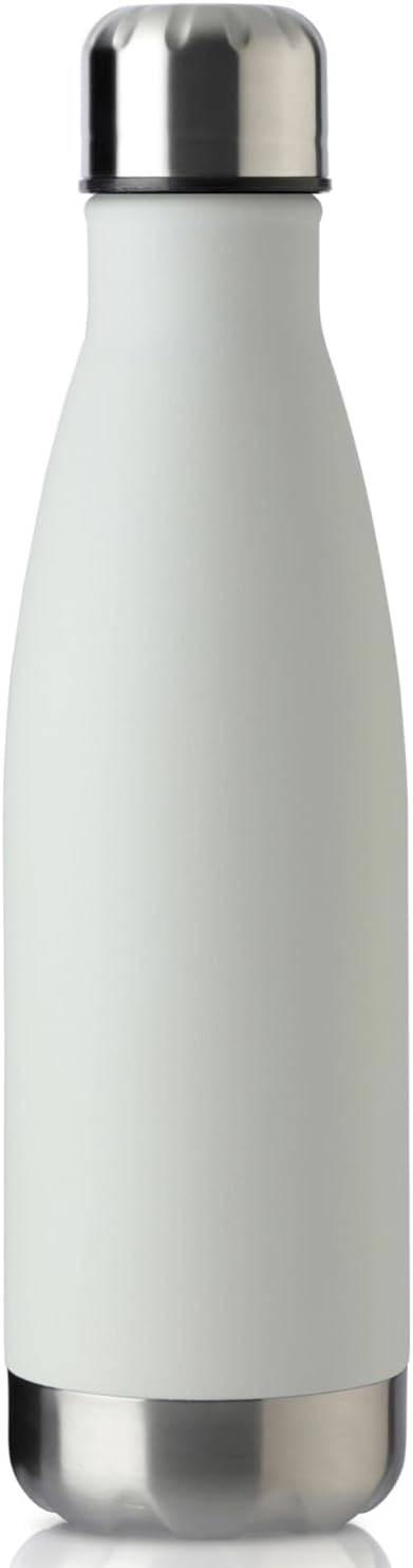 MEWAY 17oz Sport Water Bottle Vacuum Insulated Stainless Steel Leak-Proof Double Wall Cola Shape