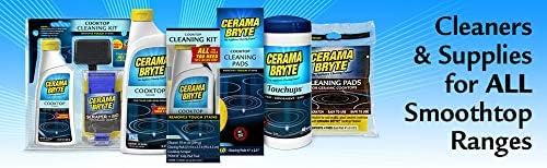 Cerama Bryte Removes Tough Stains Cooktop and Stove Top Cleaner for Glass - Ceramic Surfaces, 18