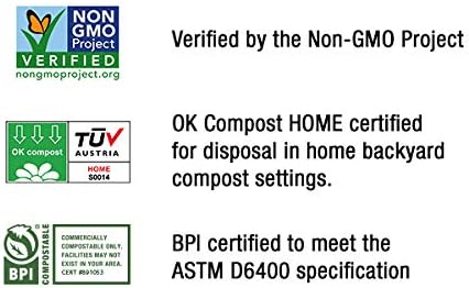 BioBag (USA) The Original Compostable Bag, 32 Gallon, 120 Count, 100% Certified Compostable Trash