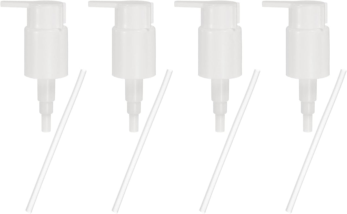 uxcell 4 Pcs Soap Dispenser Pump Heads, Hand Soap Dispensers Top Pumps Replacement Clip-on Pumphead