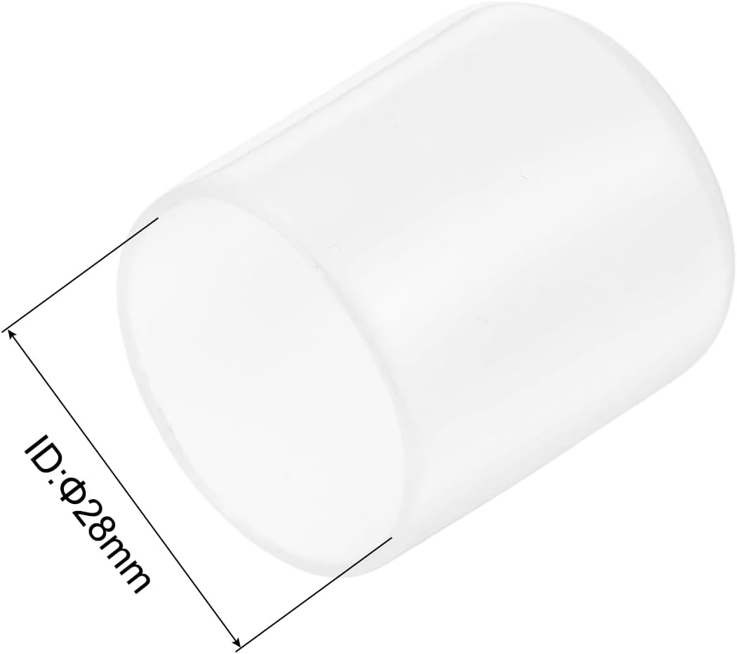 uxcell 20pcs Rubber End Caps Protective Caps 28mm(1.1 Inch) ID Vinyl PVC Round Tube Bolt Cap Cover