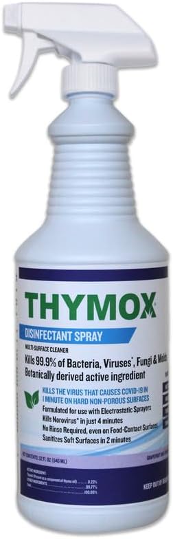 Botanical Disinfectant Spray 32 oz - All Natural Multipurpose Cleaner, Pet Friendly, Hospital Grade