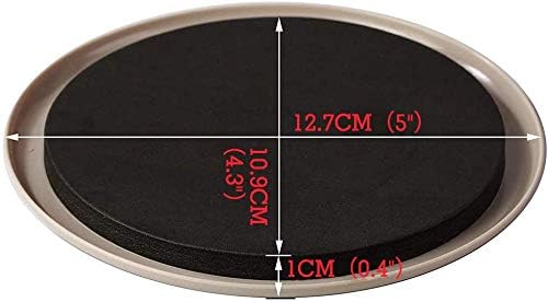 Ezprotekt 8 Pack Reusable Large Furniture Movers Sliders for Carpet, 5" Round Furniture Moving