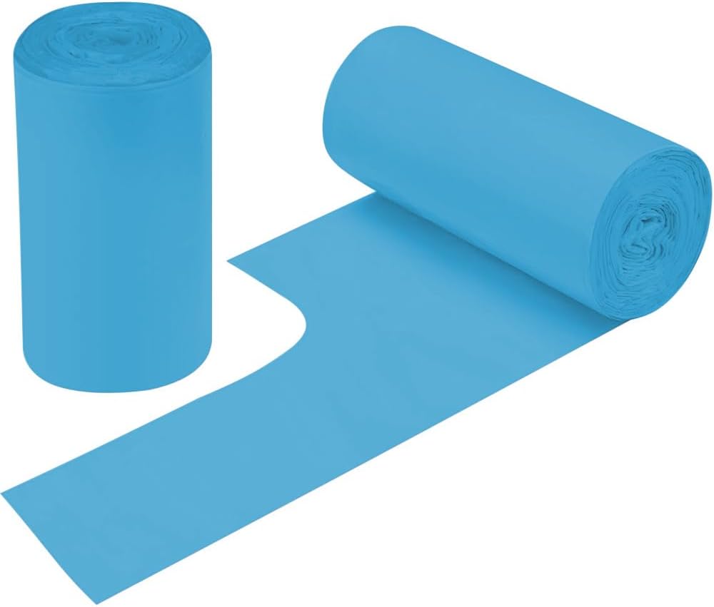2-4 Gallon Portable Trash Bags,60 Counts Thicken portable Small Garbage Bags for Office