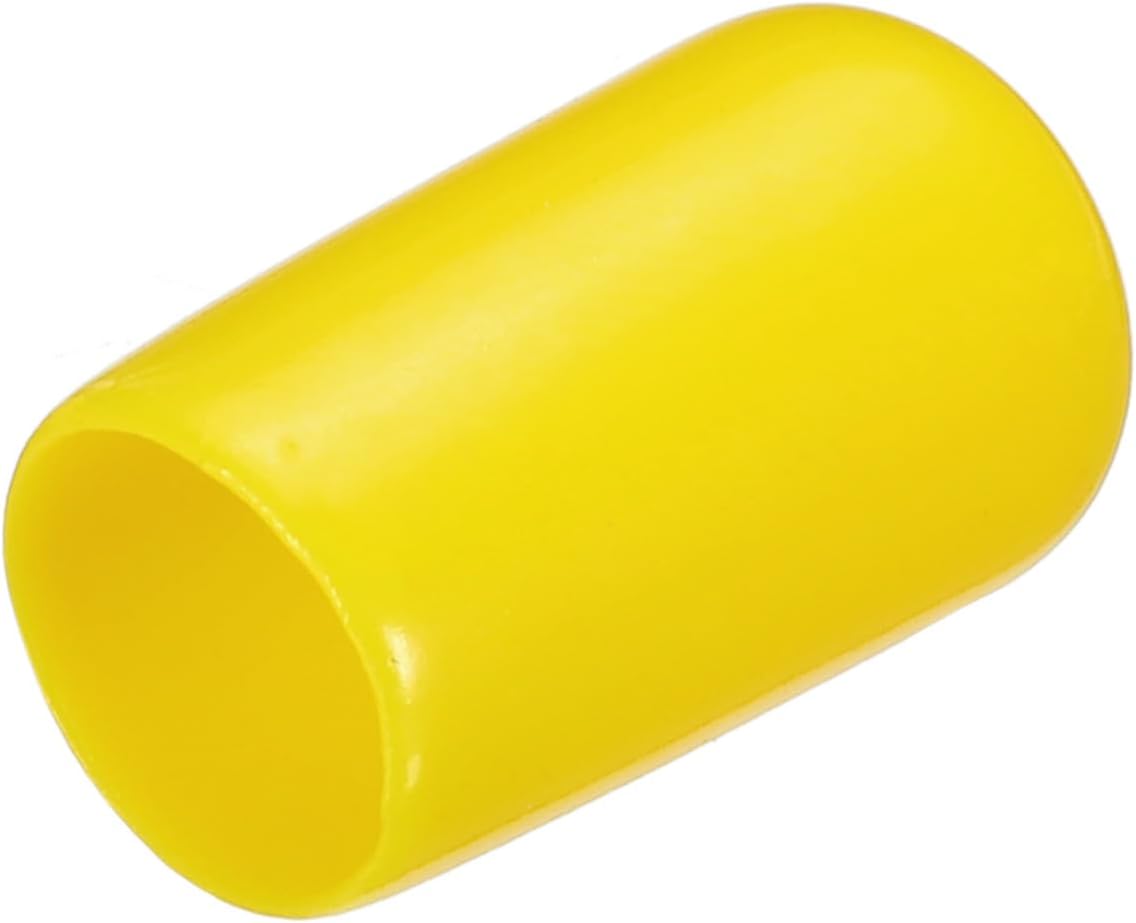uxcell 20pcs Rubber End Caps 8mm(5/16") ID Vinyl PVC Round Tube Bolt Cap Cover Screw Thread