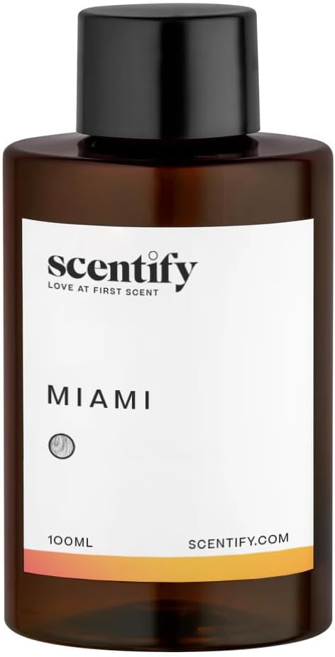 Scentify 5th Ave Aroma Oil Refill Scent for Oil Diffusers - Bergamot, Floral, Gardenia Scents