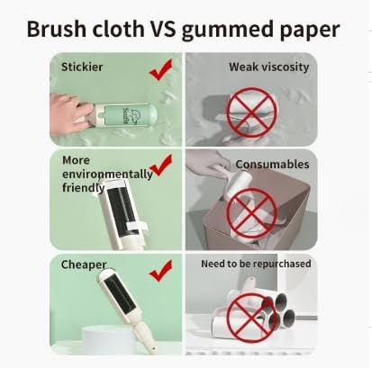 Dog Pet Hair Remover Roller - Reusable Lint Roller Pet Hair Removal Tool for Dog&Cats - Portable