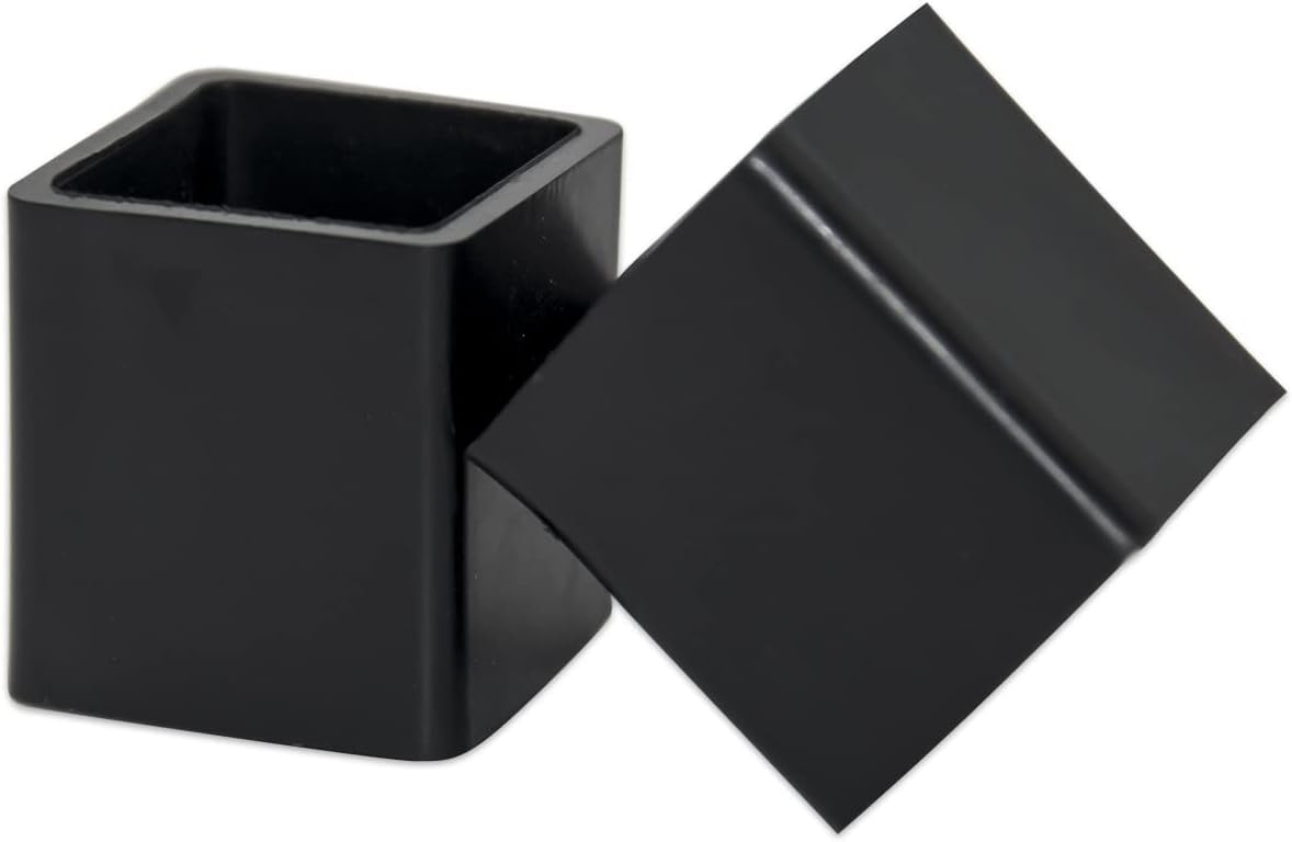 Flyshop Flexible Anti-Scratch PVC Patio Chair Table Leg Caps Tips Floor Protectors Square Furniture