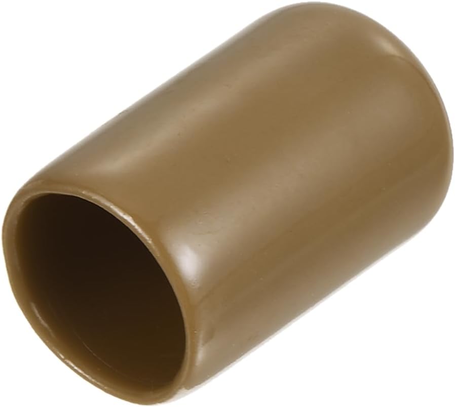 uxcell 20pcs Rubber End Caps 12mm(1/2") ID Vinyl PVC Round Tube Bolt Cap Cover Screw Thread