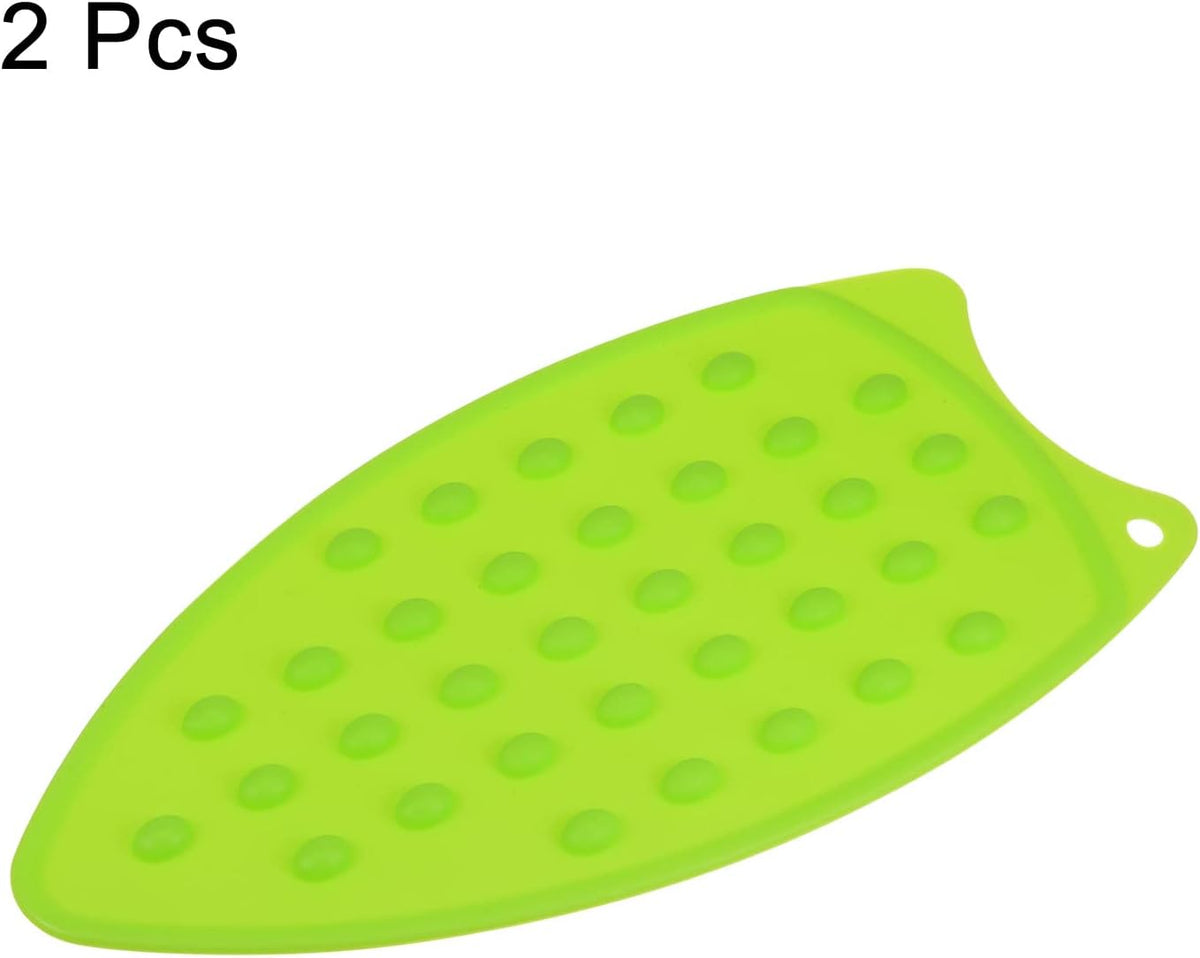 HARFINGTON 2pcs Silicone Iron Rest Pad, Multipurpose Iron Hot Resistant Mat Iron Rest Plate for