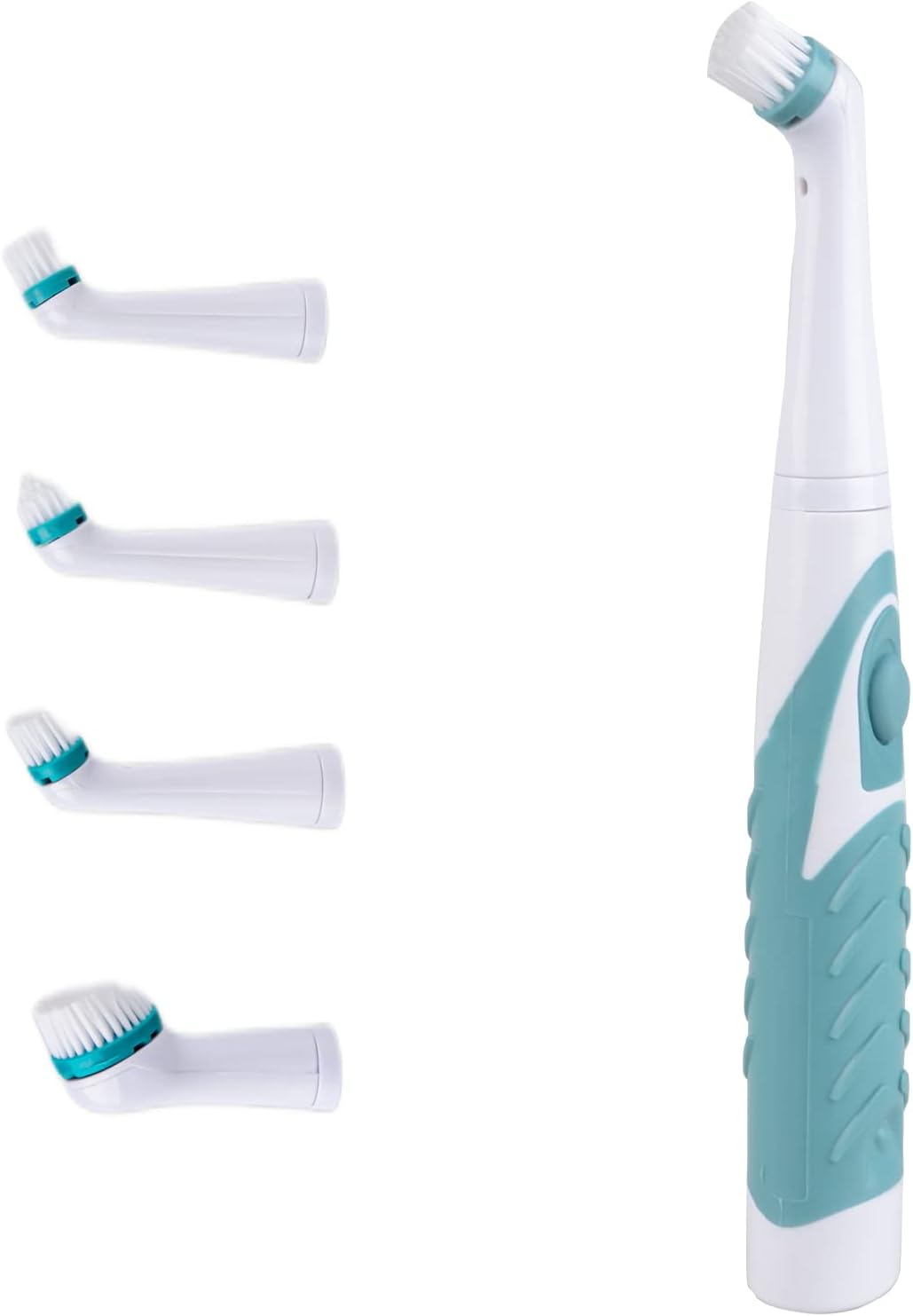 Electric Cleaning Brush with 4 in 1 Multiple Brush Heads, Indoor Household Cordless Motorized Brush