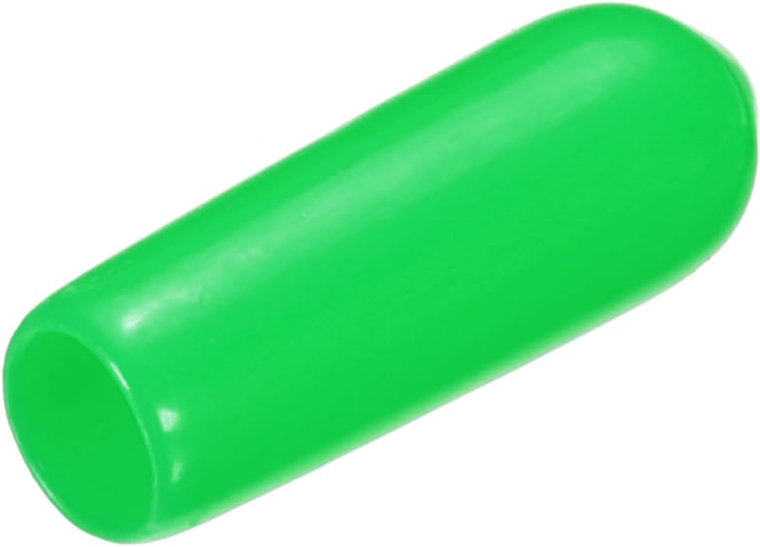 uxcell 20pcs Rubber End Caps 4mm ID Vinyl PVC Round Tube Bolt Cap Cover Screw Thread Protectors