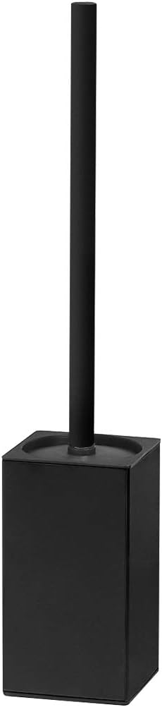 Toilet Brush Holder Stainless Steel 304 Standing Black Square Toilet Brush Holder for Bathroom