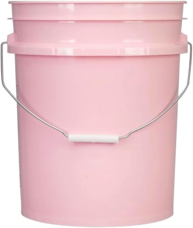 House Naturals 5 Gallon Premium HPDE Plastic Bucket - Made in USA Food Grade Storage Container, BPA