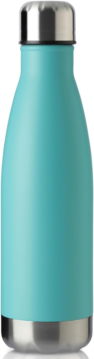 MEWAY 17oz Sport Water Bottle Vacuum Insulated Stainless Steel Leak-Proof Double Wall Cola Shape