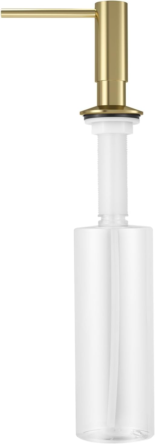 Samodra Sink Soap Dispenser, Metal Pump Head Liquid Lotion Countertop Kitchen Bathroom Soap