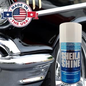 Sheila Shine 3 x 10 Oz. Stainless Steel Cleaner and Polish Aerosol Spray, Protect Household Kitchen