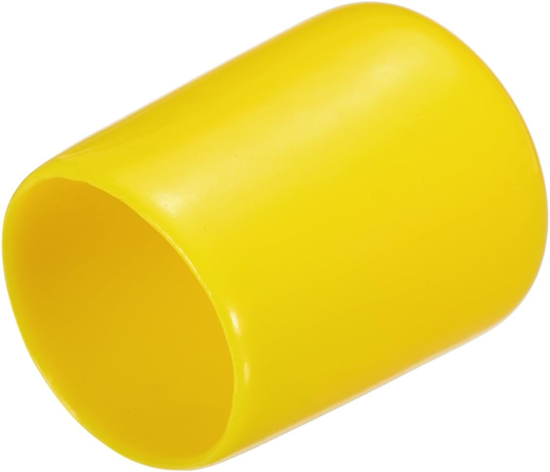 uxcell 20pcs Rubber End Caps 19mm(3/4") ID Vinyl PVC Round Tube Bolt Cap Cover Screw Thread