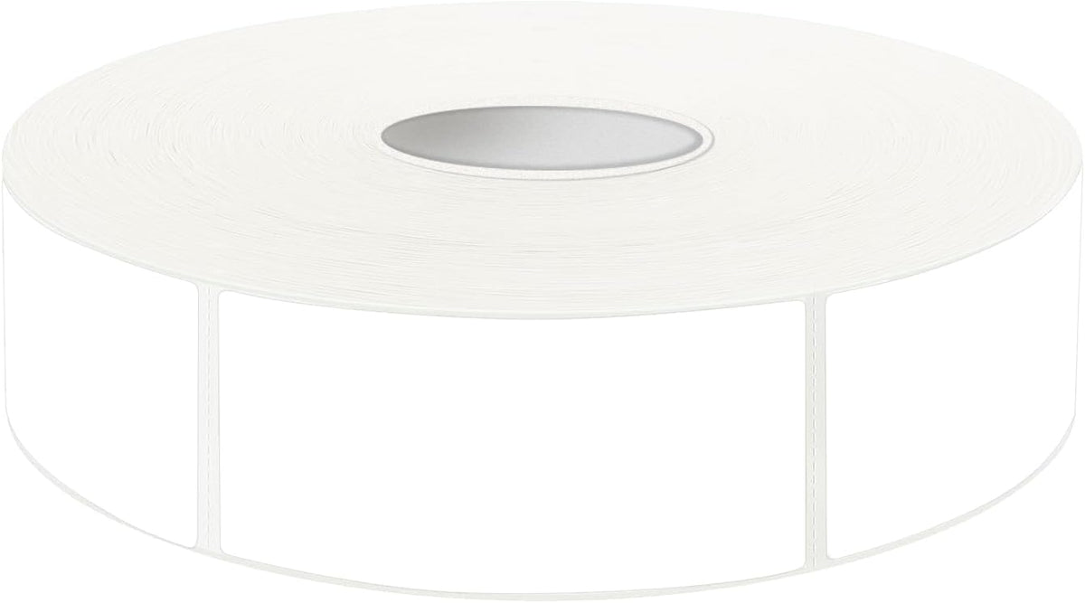 600 Blank Removable Freezer Labels Water Oil Resistant with Perforation Line for Food Containers