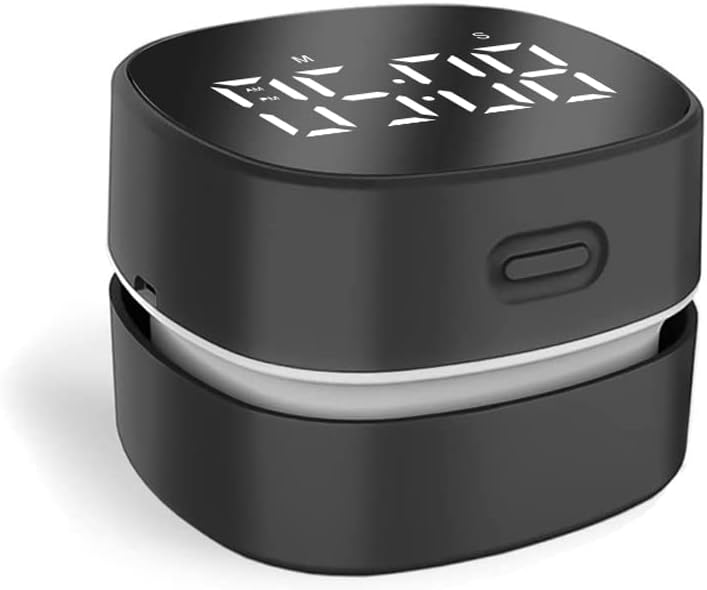 ODISTAR Counter Vacuum Cleaner,Mini Table dust Sweeper Energy with Digital Timer,Endurance up to