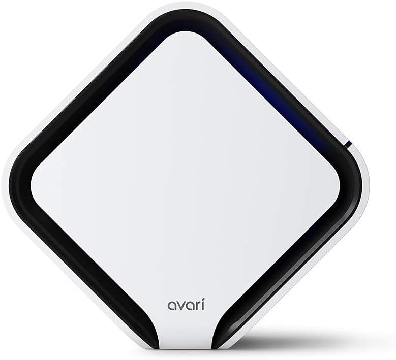 Avari QB 3-Stage Personal Air Purifier made in Korea with Electrostatic Charged Filter, Charcoal