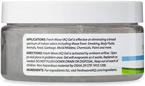 Fresh Wave IAQ Commercial Odor Eliminating Gel, 8 Fl. Oz. | Pack of 3 | Odor Absorbers for Home |