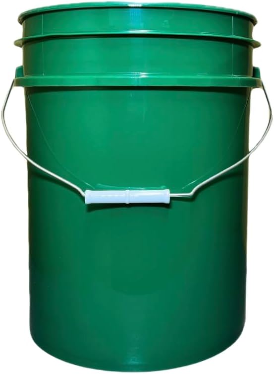 House Naturals 5 Gallon Premium HPDE Plastic Bucket - Made in USA Food Grade Storage Container, BPA