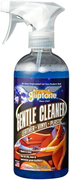 Gliptone Gentle Cleaner, Safe pH Balanced Leather & Vinyl Cleaner, Quick & Easy Spray for Old, New