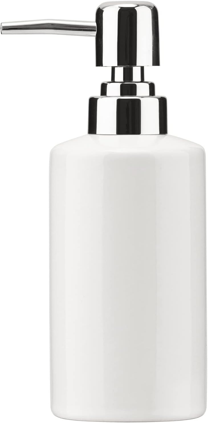 FE Soap Dispenser, 300ml/10oz Ceramic Liquid Soap Pump Dispenser, Refillable Dish Soap Dispenser