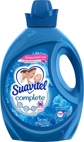 Suavitel Complete Liquid Fabric Softener, Field Flowers Scent, 100 fl oz – view 4