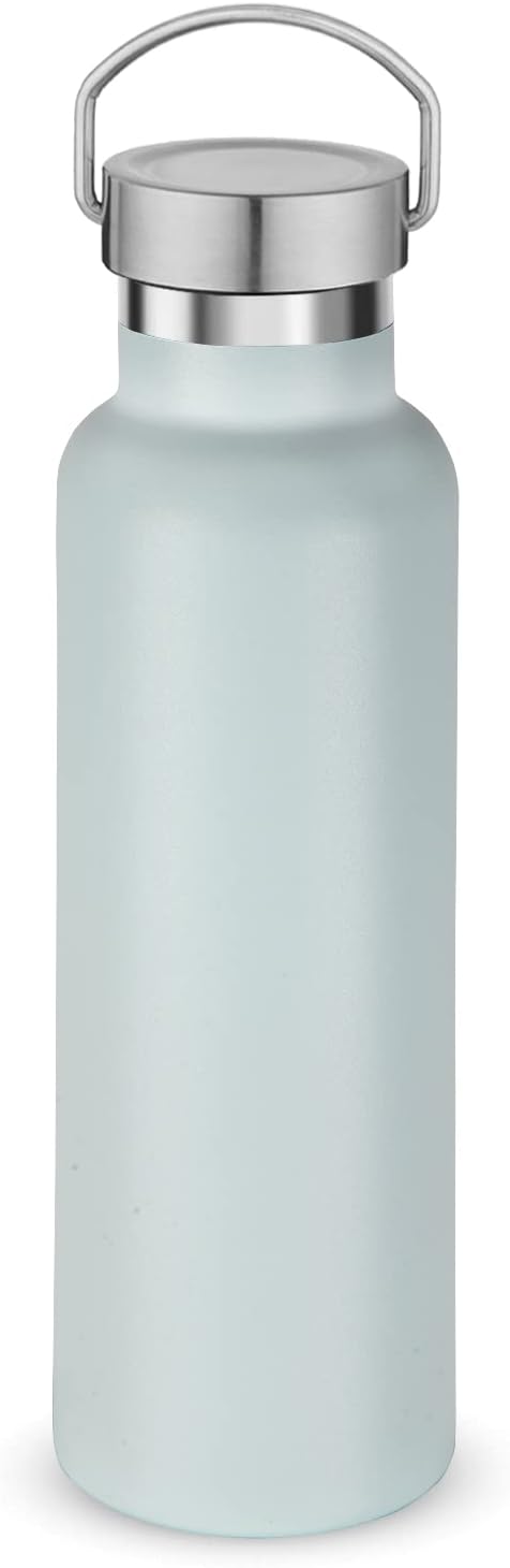 Neihepal Fog Stainless Steel Water Bottles,20 Ounce Vacuum Insulated Double Wall Travel Bottle with