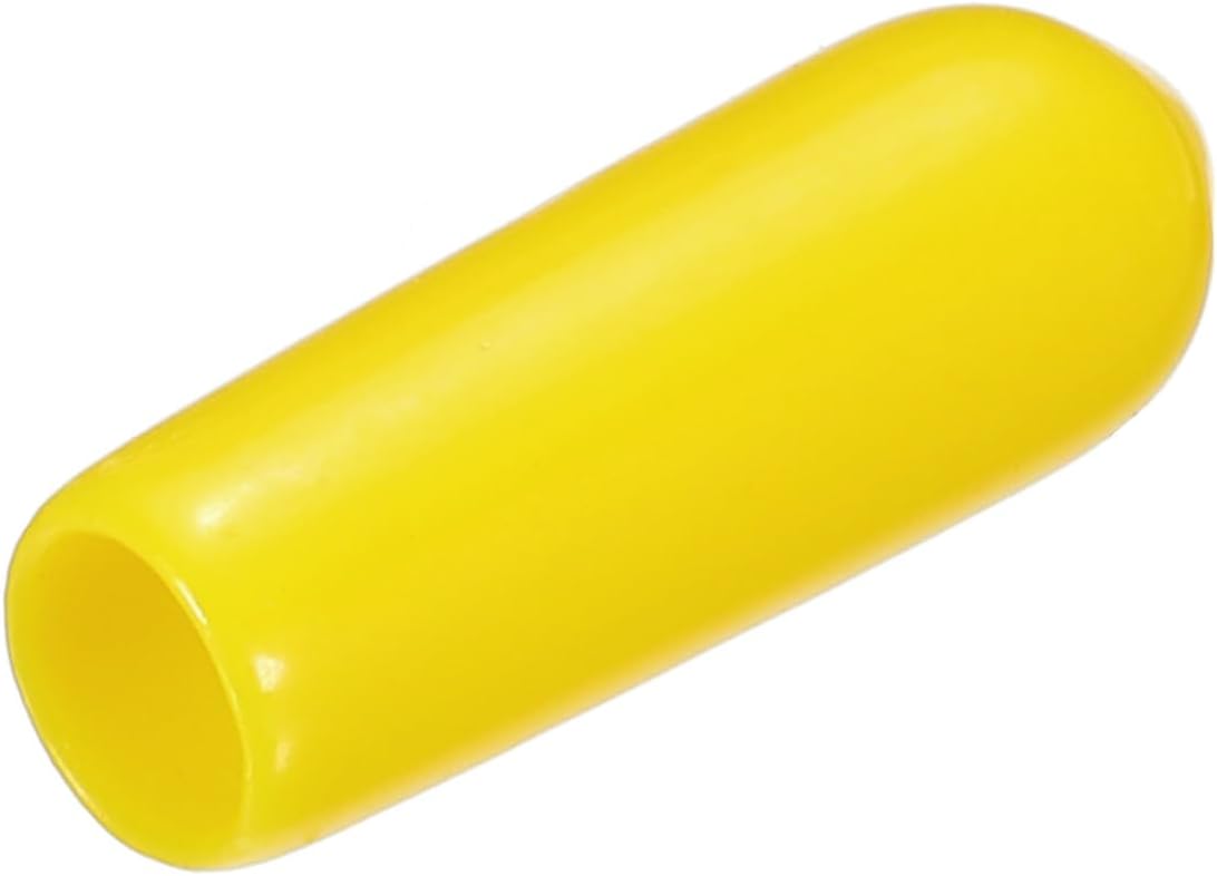 uxcell 20pcs Rubber End Caps 4mm ID Vinyl PVC Round Tube Bolt Cap Cover Screw Thread Protectors