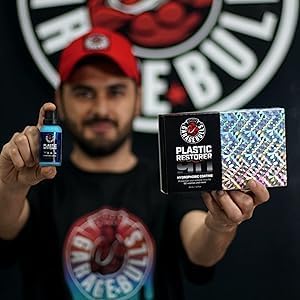 garage bulls Plastic Restorer for Cars - Hydrophobic Ceramic Coating - Ultimate Exterior & Interior