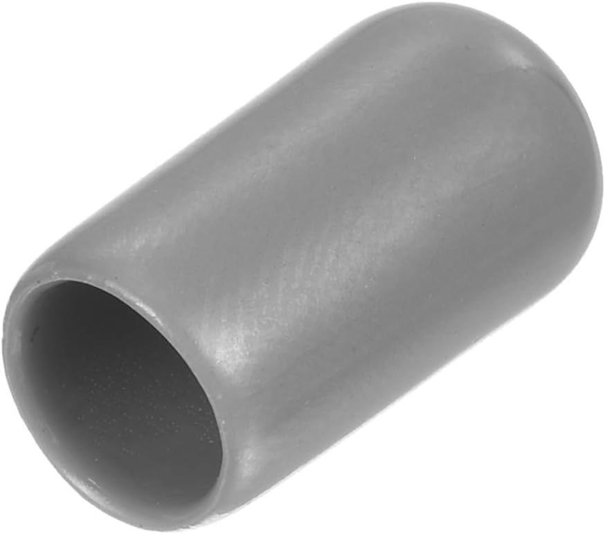 uxcell 20pcs Rubber End Caps Protective Caps 7.5mm ID Vinyl PVC Round Tube Bolt Cap Cover Screw