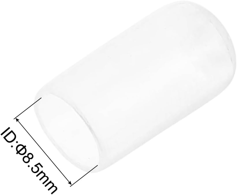 uxcell 20pcs Rubber End Caps Protective Caps 8.5mm ID Vinyl PVC Round Tube Bolt Cap Cover Screw
