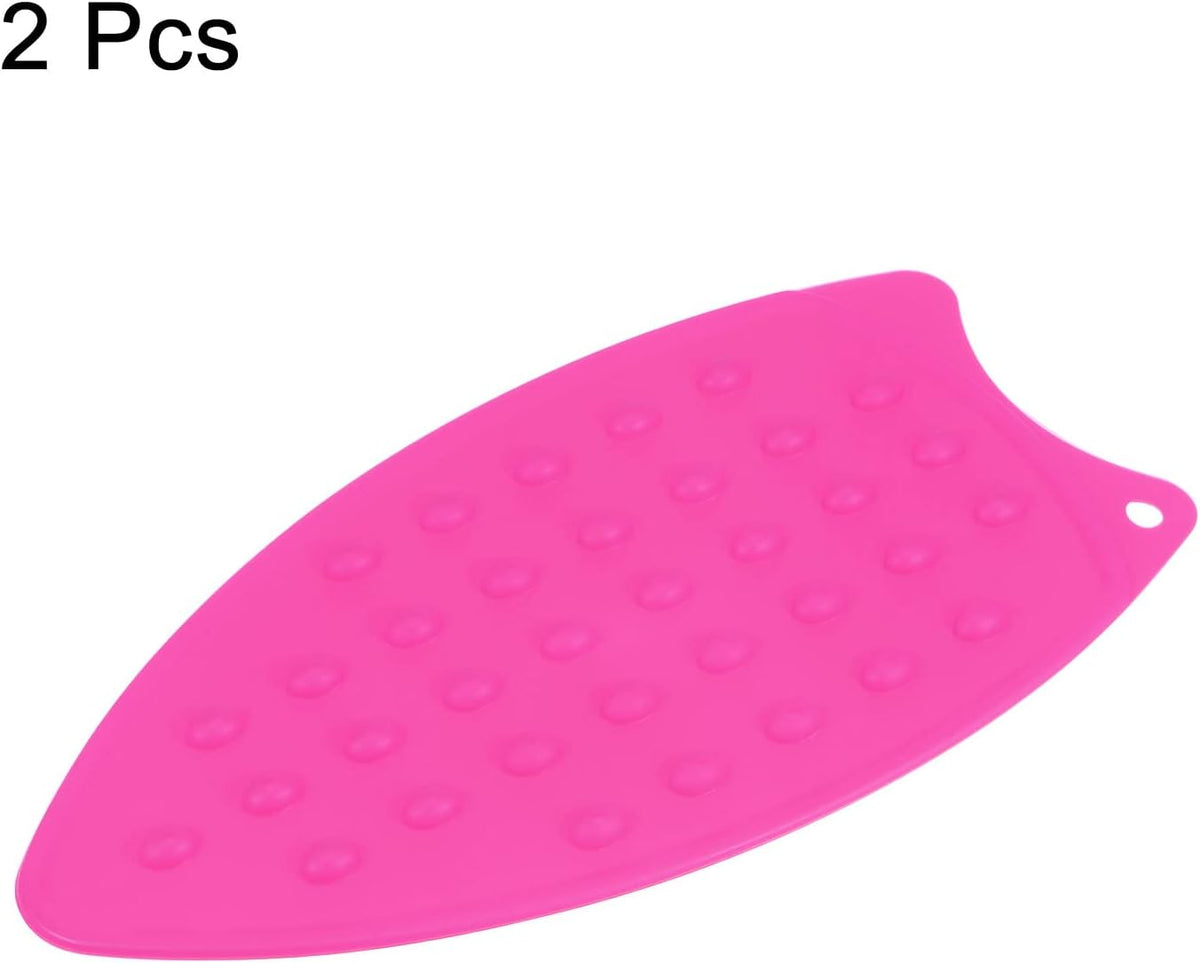 HARFINGTON 2pcs Silicone Iron Rest Pad, Multipurpose Iron Hot Resistant Mat Iron Rest Plate for