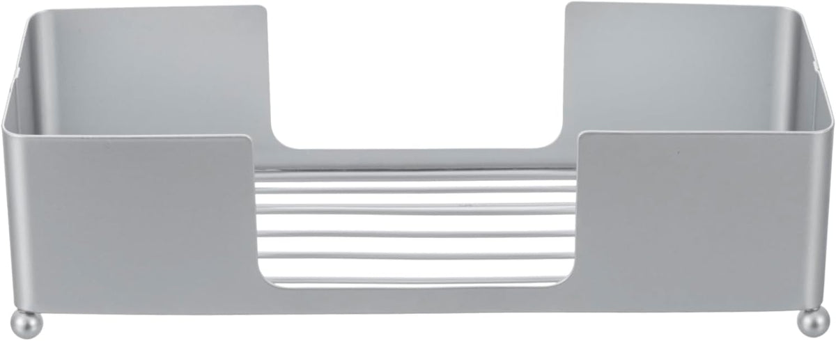 MyGift Paper Towel Holder, Modern Silver Tone Metal Tabletop Paper Dispenser, Commercial Folded